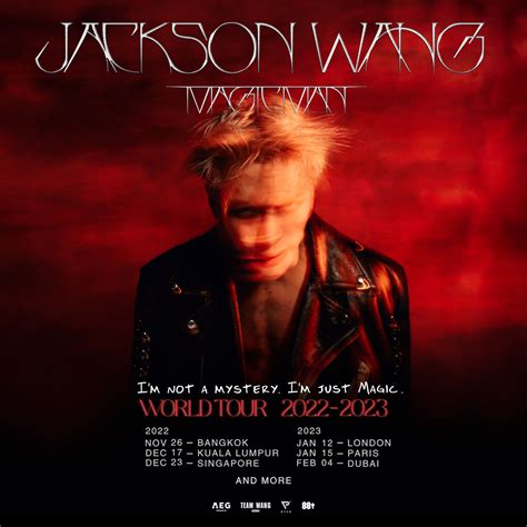 jackson wang tour 2023 setlist|Jackson Wang Setlist at Wintrust Arena, Chicago